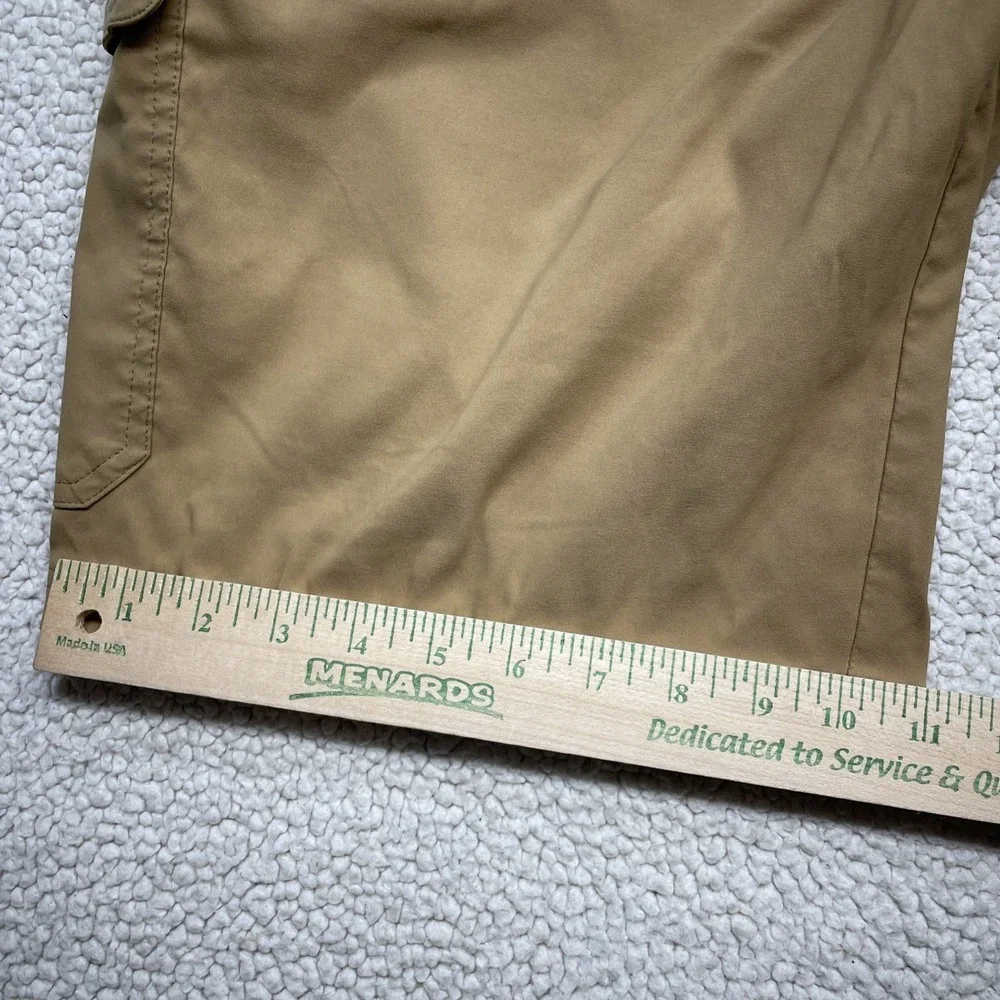 Orvis‎ Cargo Shorts Mens 40 Tan Khaki Performance Hiking Fishing Outdoor Pockets